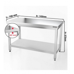 Nerezový pracovný stôl - 1,4 x 0,7 M